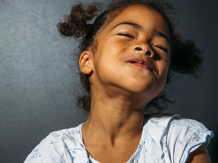 Ein glückliches Mädchen